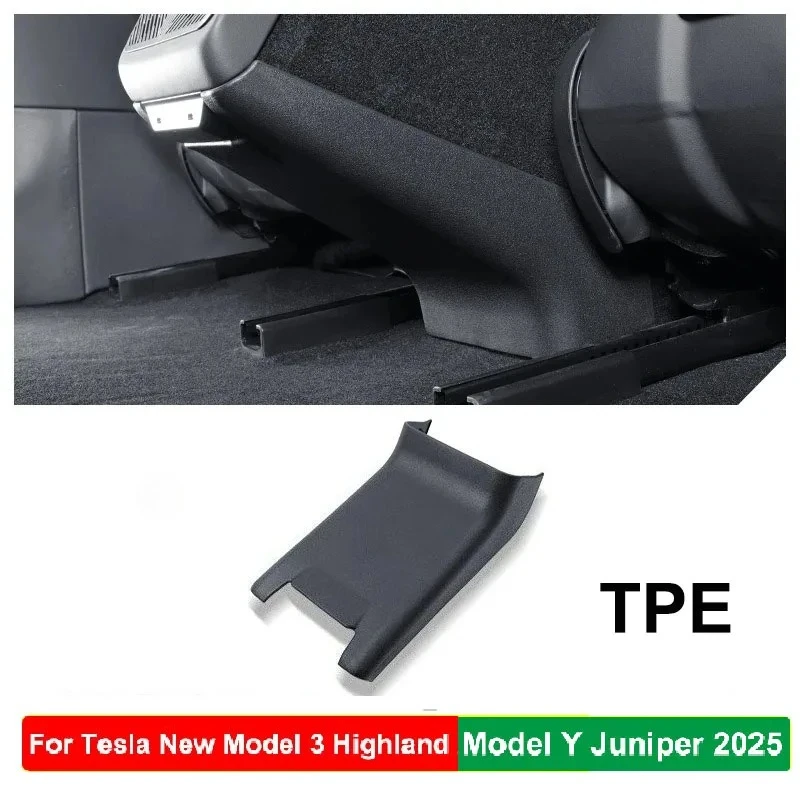 

Для Tesla Model Y Juniper 2025 Model 3 Highland Подлокотник на заднее сиденье Противоударная доска Крышка панели TPE Детский противогрязный противоударный коврик