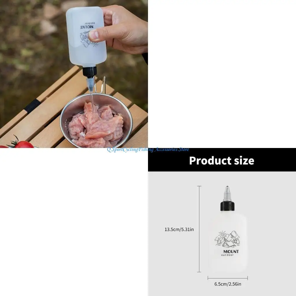 

Sealed Liquid Seasoning Bottles Durability Travel Convenient Spices Container