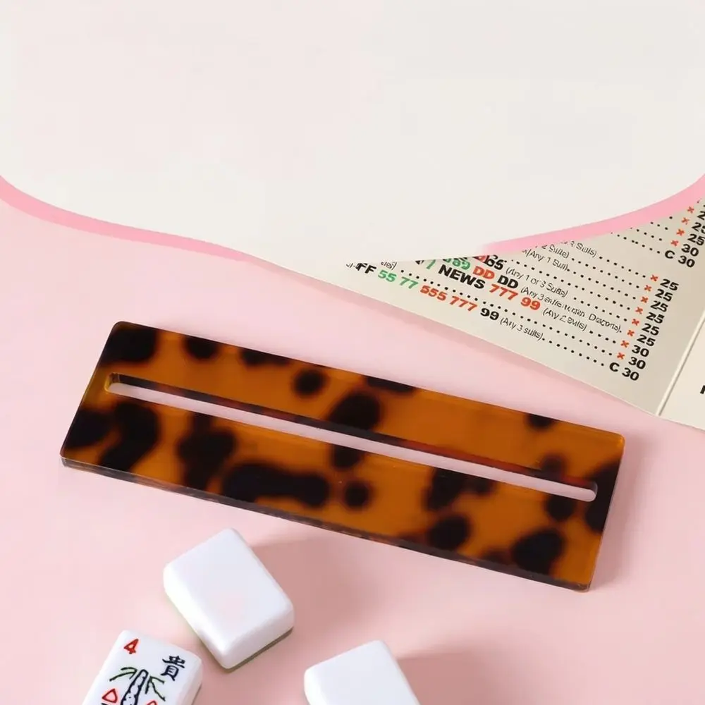 Classic Tortoise Acrylic Reading Guide Ruler Marker For Text Concentration Helper Office Study Desk Accessories Tools