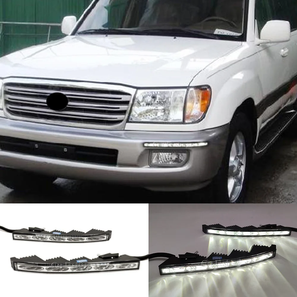 

For Toyota 08-13 Land Cruiser FJ200 with LED daytime running lights installed on the front bumper