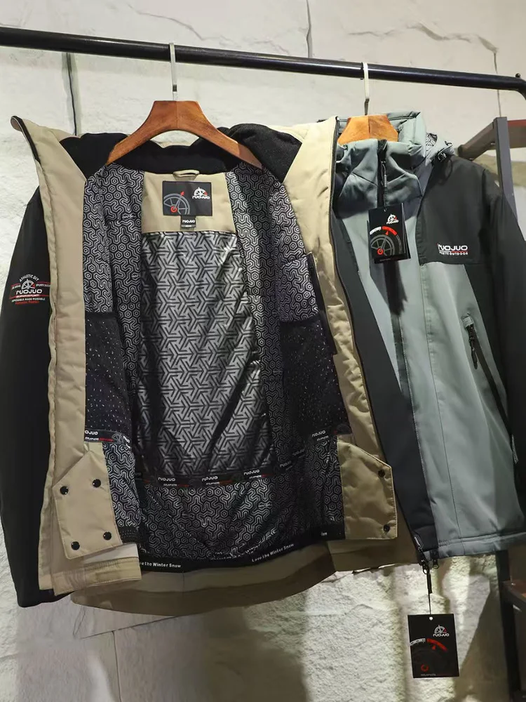 

Nordic High Performance Outdoor Snowboarding Men's Cotton Jaet Thiened Technological Weather Resistant All Weather Warm