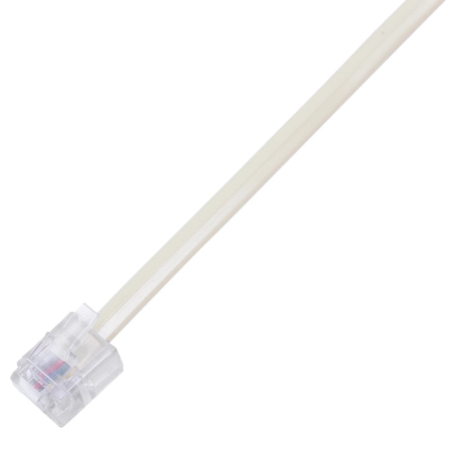 AD41-Бежевый RJ11 6P4C штекер на 5 портов 6P2C гнездовой разветвитель телефонной линии