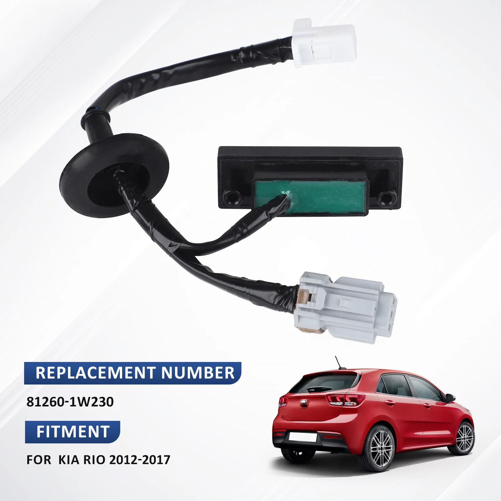 

81260-1w230 Liftgate Switch Replacement For Kia Rio Hatchback 2012- 2017 Rear Gate Switch trunk button kia river 2012 2013 rio