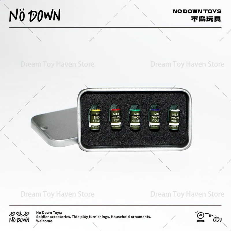 1/12 مقياس الجندي M18 قنبلة يدوية دخان رمي اللعب العسكرية التكتيكية المعدات مجموعة ملحقات لتقوم بها بنفسك 6 بوصة دمى شخصيات الحركة #4