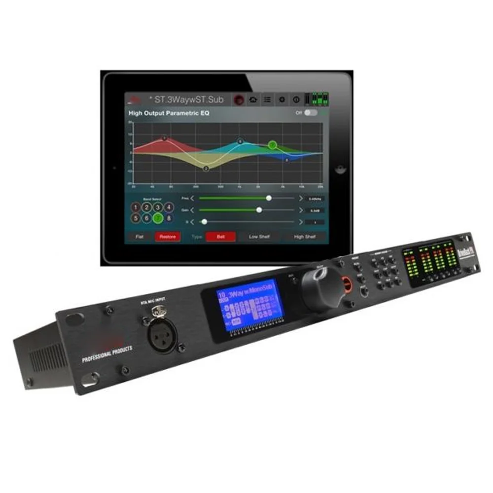 Procesador De Audio Dbx Driverack pa2 Crossover, 2x6/260/360, Venus, Alta Calidad, Precio Mayoreo, sistema con pantalla