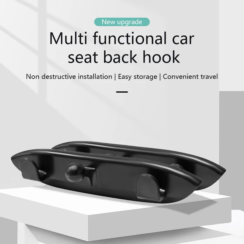 For Tesla Model 3 Y 2024-2017 Rear Seat Hooks Stylish and Durable Car Accessory for Organized Storage and Clutter Free Interior