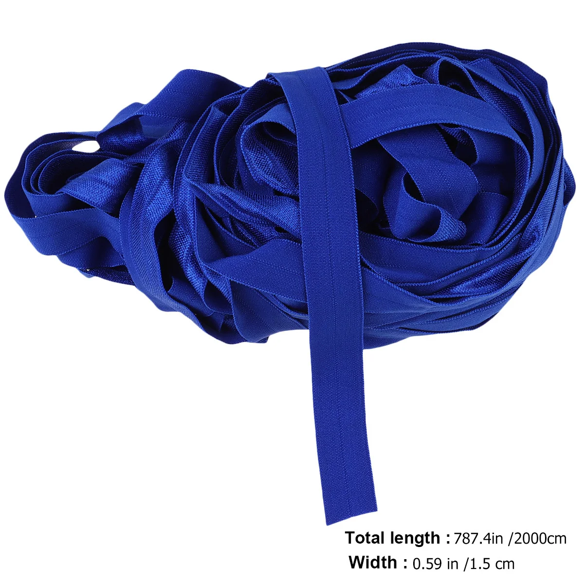 

1PC 20M Long 1.5CM Wide Chinlon Elastic Bands Colorful Double Back Wrapping Strip Stretchy Clothing Band Thickening Sewing Band