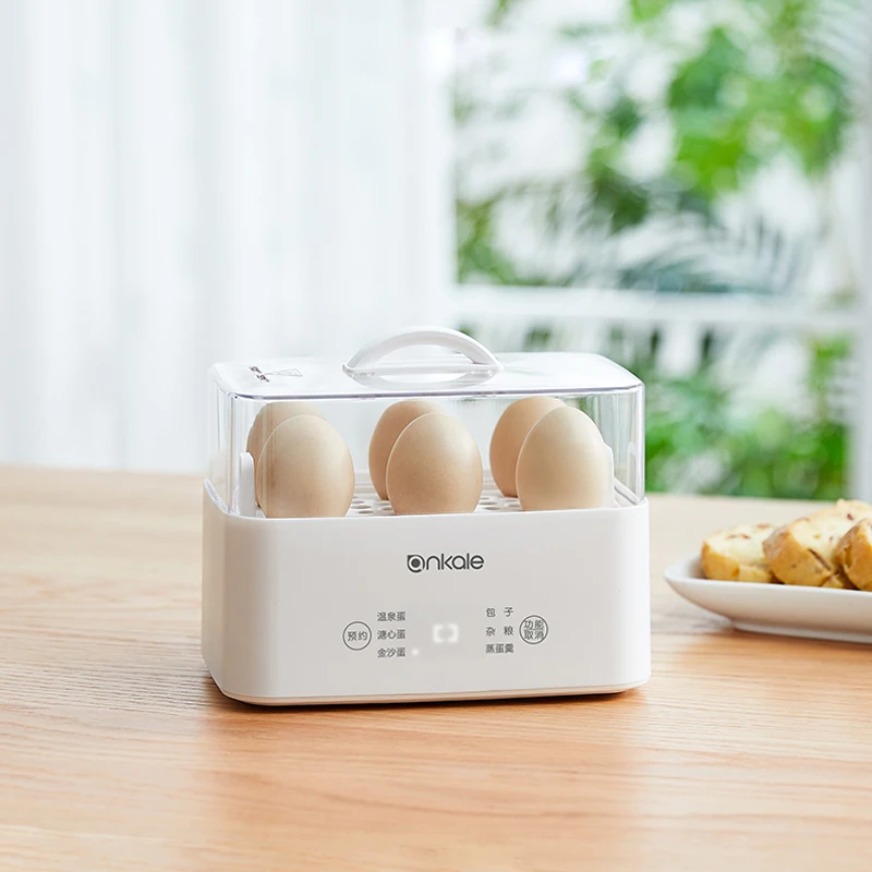 6 Eggs Boiler Steamer Multi Function Rapid Electric Egg Cooker Auto-Off Generic Omelette Cooking Tools Kitchen Utensil Breakfast