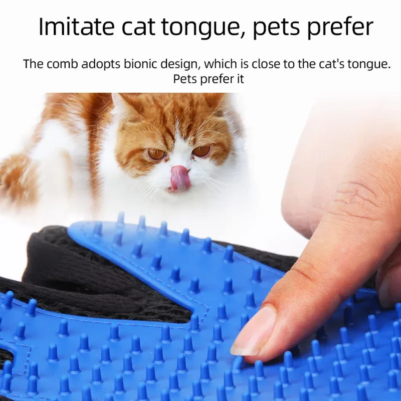 Silicone Pet Gloves Cat Dog Hair Removal Cat Supplies Comb Hair Removal Brush Rubber Sticky Hair Gloves image 4