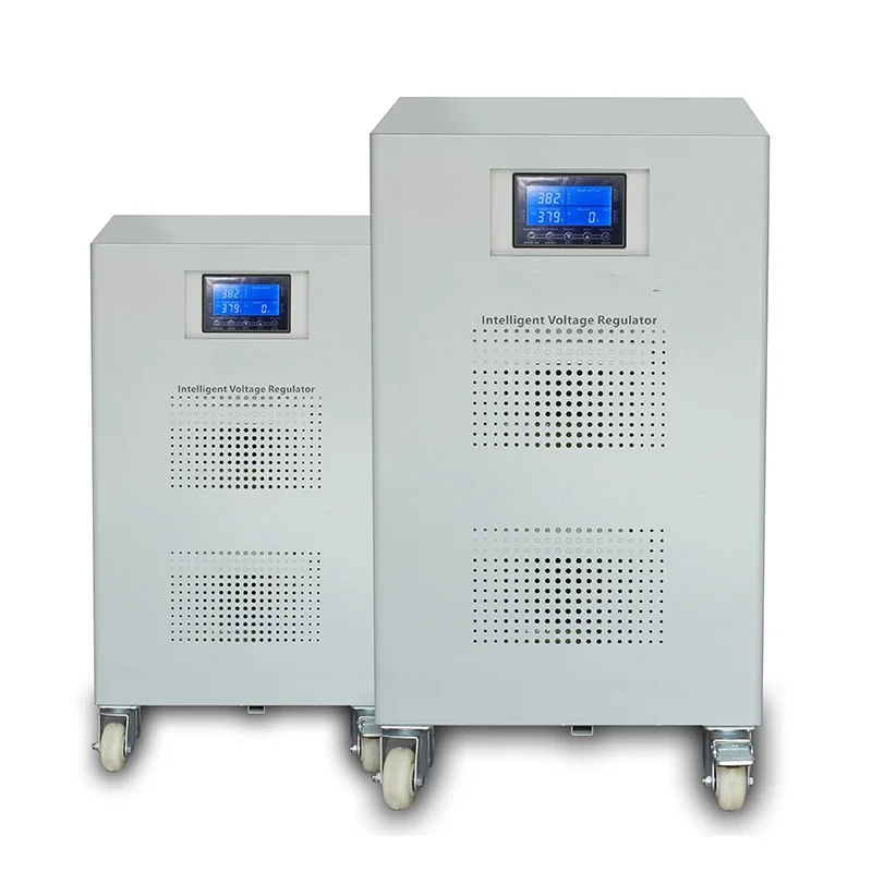 250KVA Three Phase 220V 380V Servo Motor AVR Automatic Voltage Regulator stabilizers  For  lift air conditioners heaters