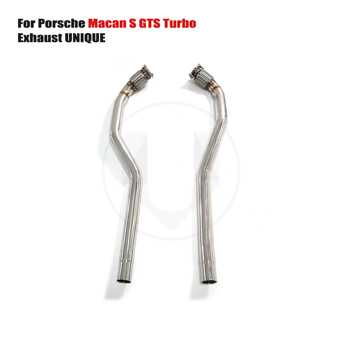 

UNIQUE for 2020-2024 Porsche Macan GTS Turbo 2.9t T304 Stainless Steel Sports Front Pipe