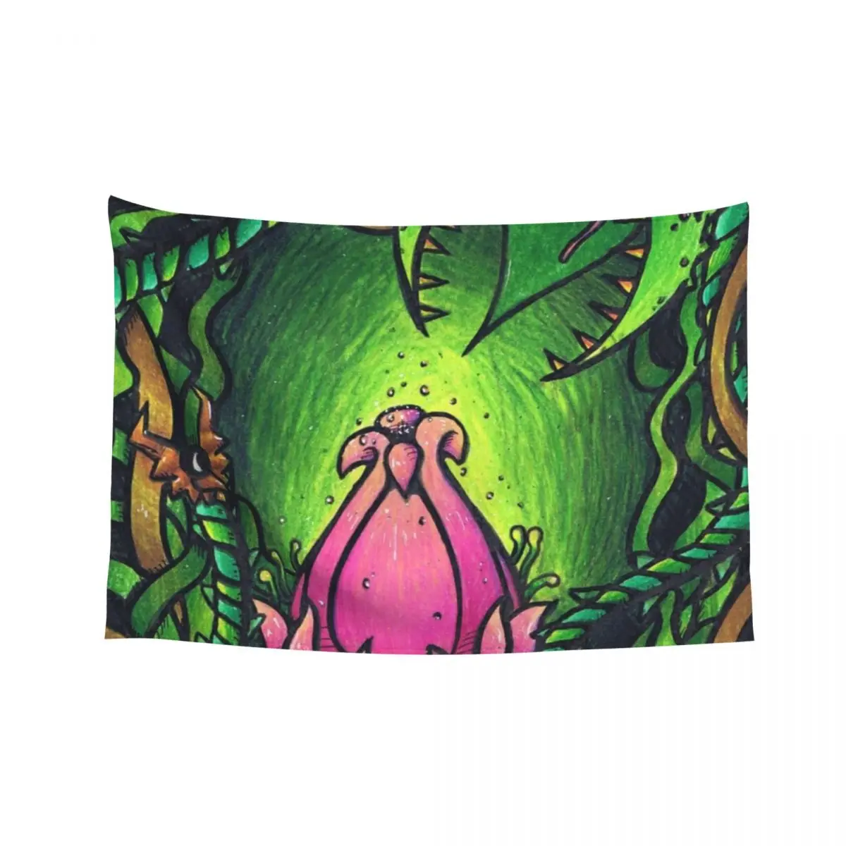 

Terraria- Plantera Tapestry Aesthetics For Room Decoration Bedroom Home Supplies Room Aesthetic Tapestry