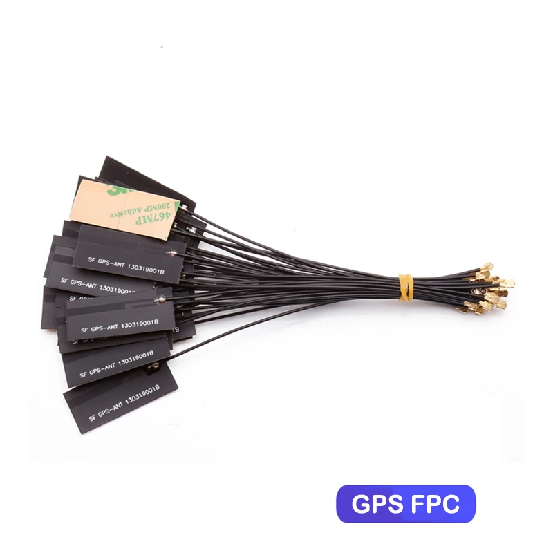 2pcs GPS Passive Internal Antenna 5dbi 1575.42MHz Singal Booster Built-in FPC Flexible Board Patch Antenna Amplifier Weld IPEX1