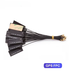 Antena interna pasiva con GPS, amplificador de señal con placa Flexible FPC integrada, soldadura IPEX1, 2 piezas, 5dbi, 1575,42 MHz