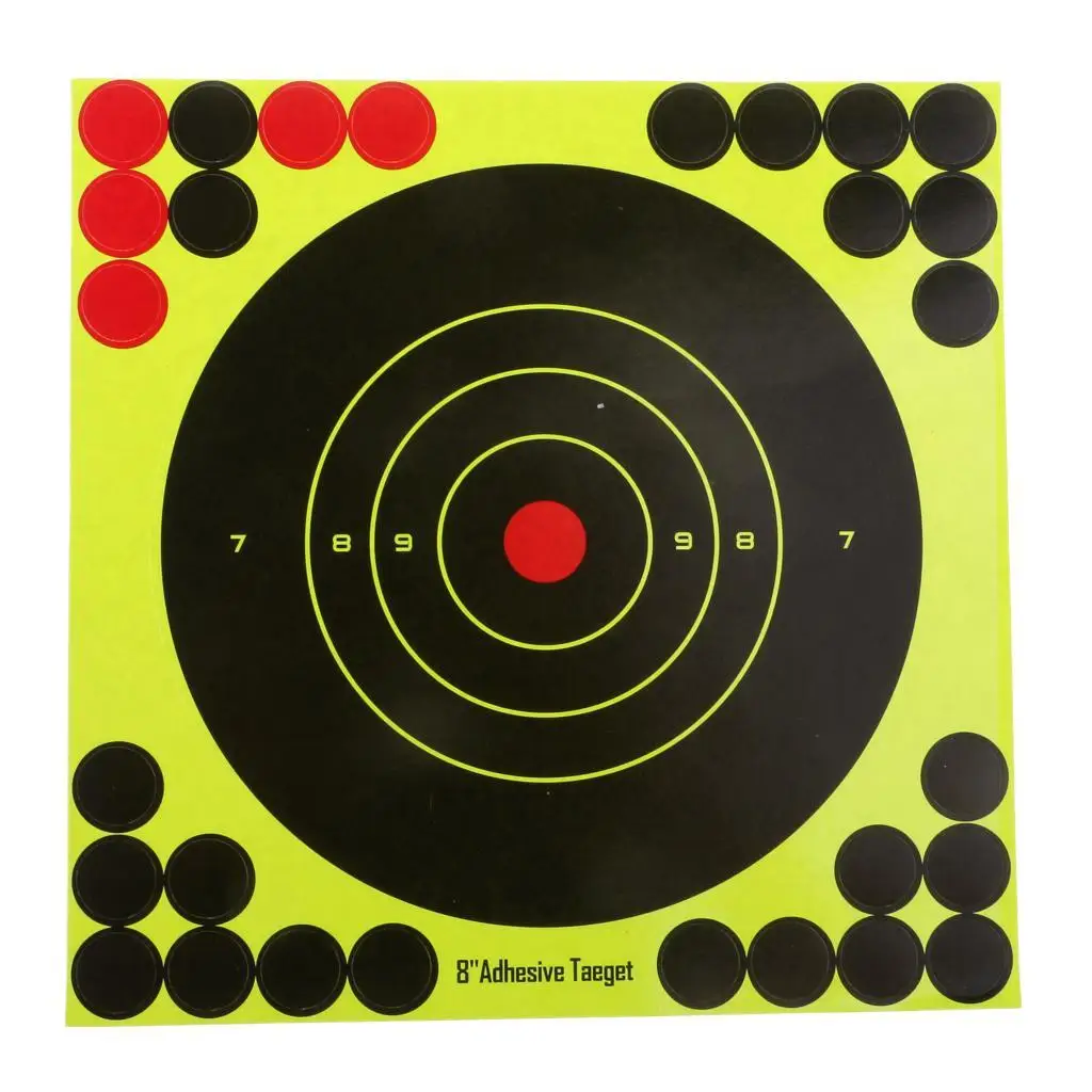 

Paper Shooting Reactive Splatter Target Adhesive Sticker Round Patch for Sports Shooting Range Practice