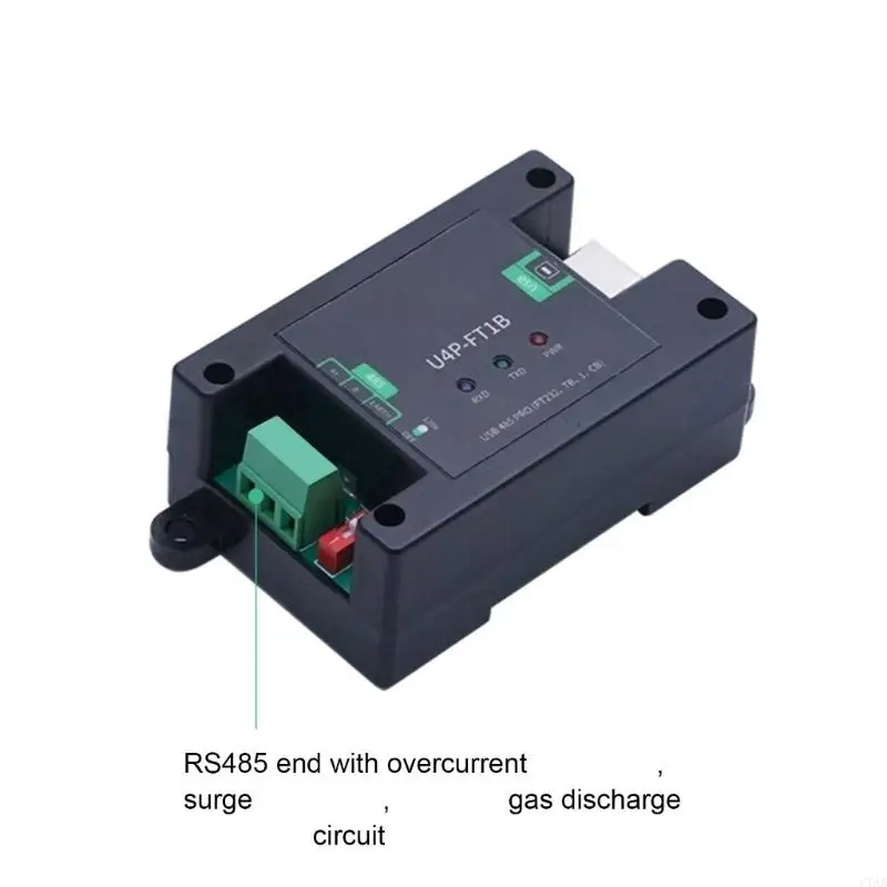 C7AB Industrial Grade USB to RS485 Serial Converter Module with FT232 Chip DCDC Power Isolation for Stable Data Transmission