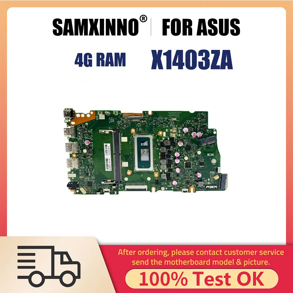

Notebook Mainboard For ASUS X1503ZA X1403ZA X1502ZA X1603ZA X1402ZA X1602ZA Laptop Motherboard with i3 i5 i7 12th CPU 4G 8G RAM