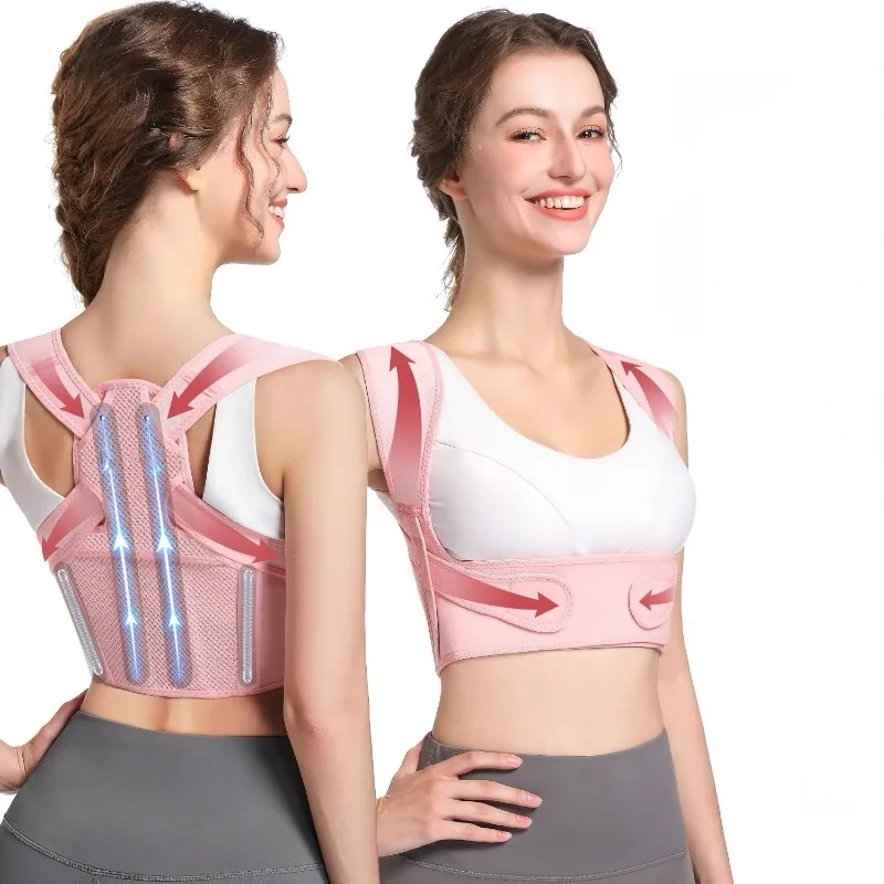 Lightweight Anti Hunchback Strap Adjustable Shoulder Posture Corrector Elastic Back Support for Indoor Outdoor