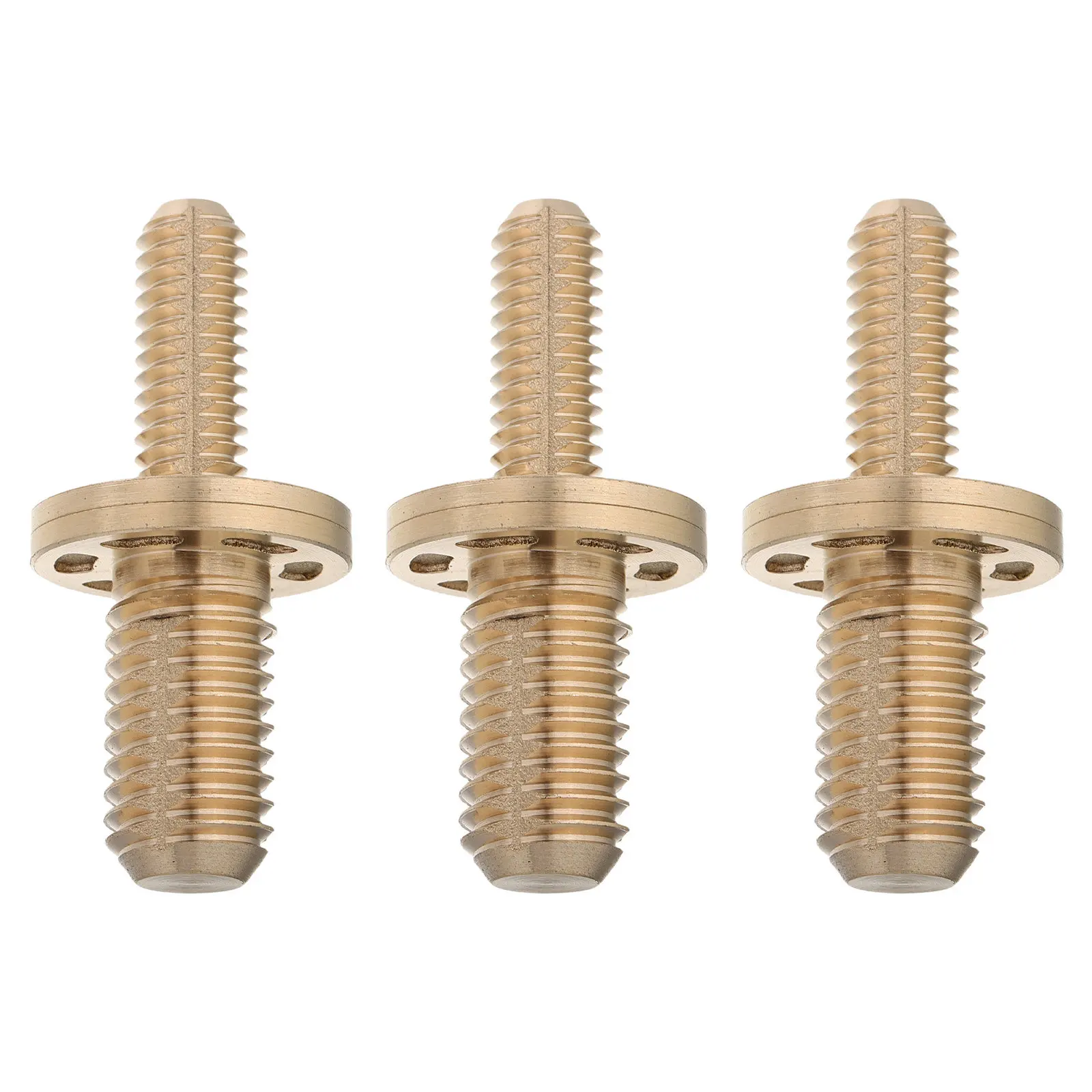 

3Pcs Billiard Cue Connector Screws Brass Strong Wear-Resistant Replacement Pool Cue Joint Parts Extension Billiard Accessory