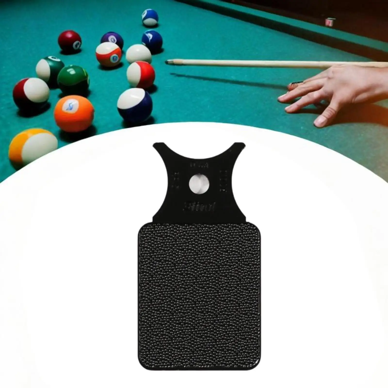 

Pool Cue Tip Shaper 3 in 1 Billiards Repair Tool Metal Durable Cue Maintenance for Snooker Table Use