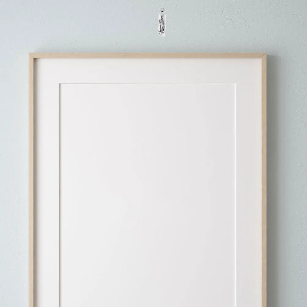 

4Sets Adjustable Picture Hanging System Rope Rail Hooks Art Frames Mirrors Versatile Use Heavy Duty Picture Hanging Wire Kit