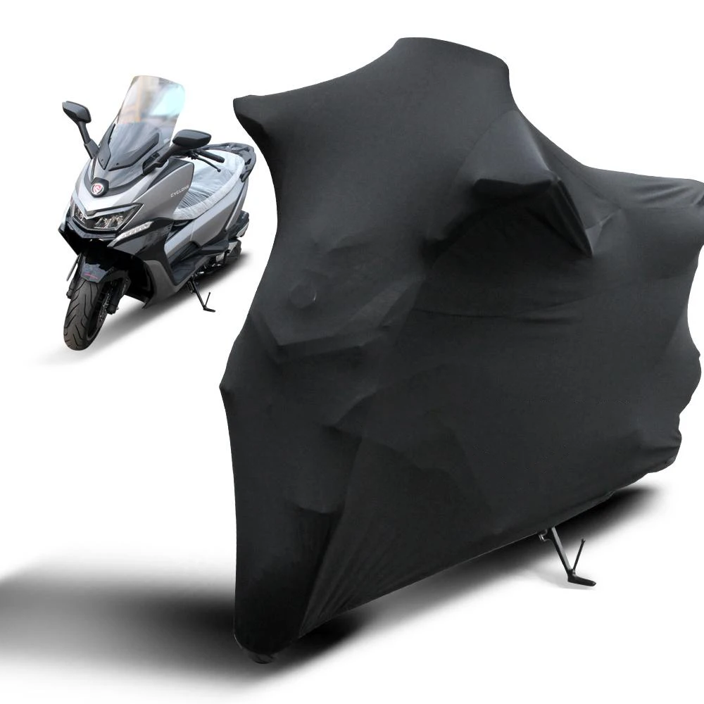 Universal Indoor Motorcycle Covers UV Protector Cover Bike Motor Scooter Dustproof Cover Elastic Fabric M-4XL for Motor & Bikes