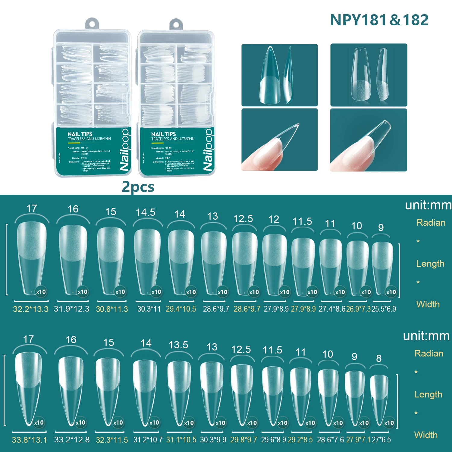 NPY-181-182-2pcs