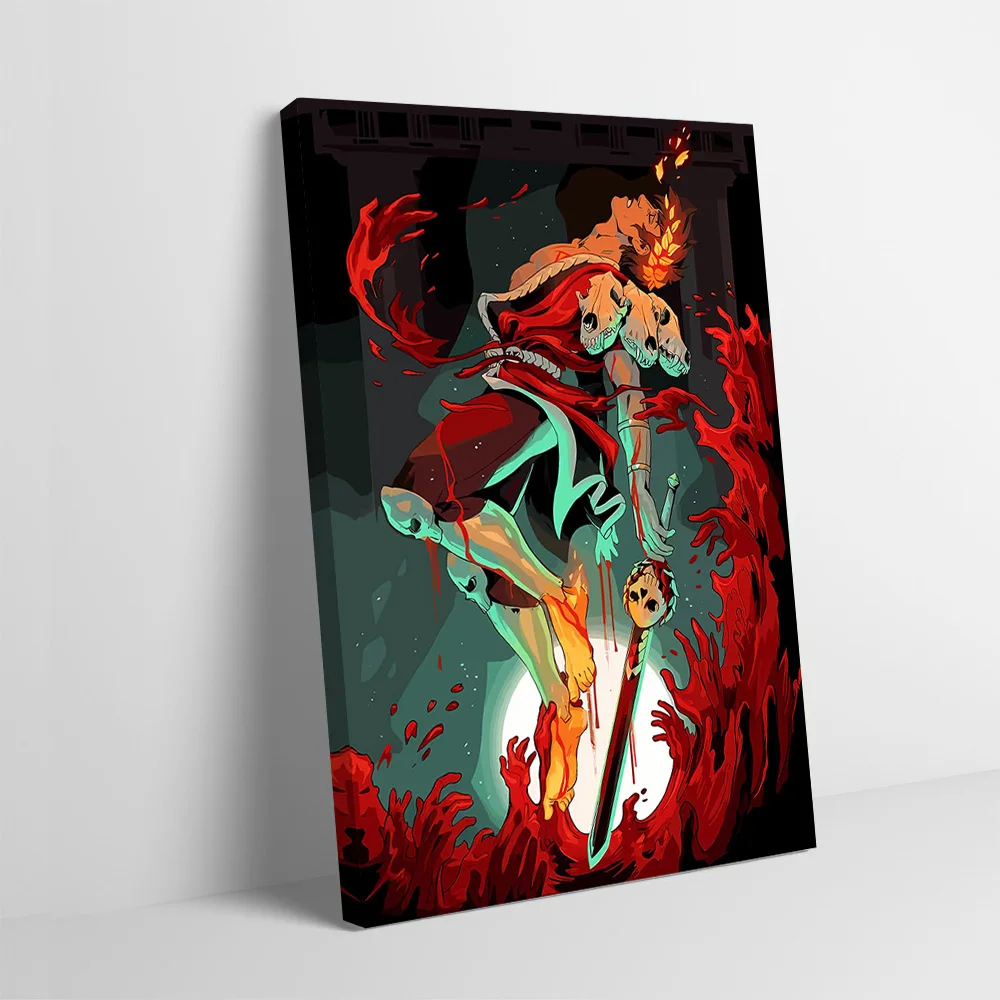 Zagreus de Hades juego Fanart impresión cartel imágenes personalizables cuadro sobre lienzo para pared regalo para decoración del dormitorio hogar