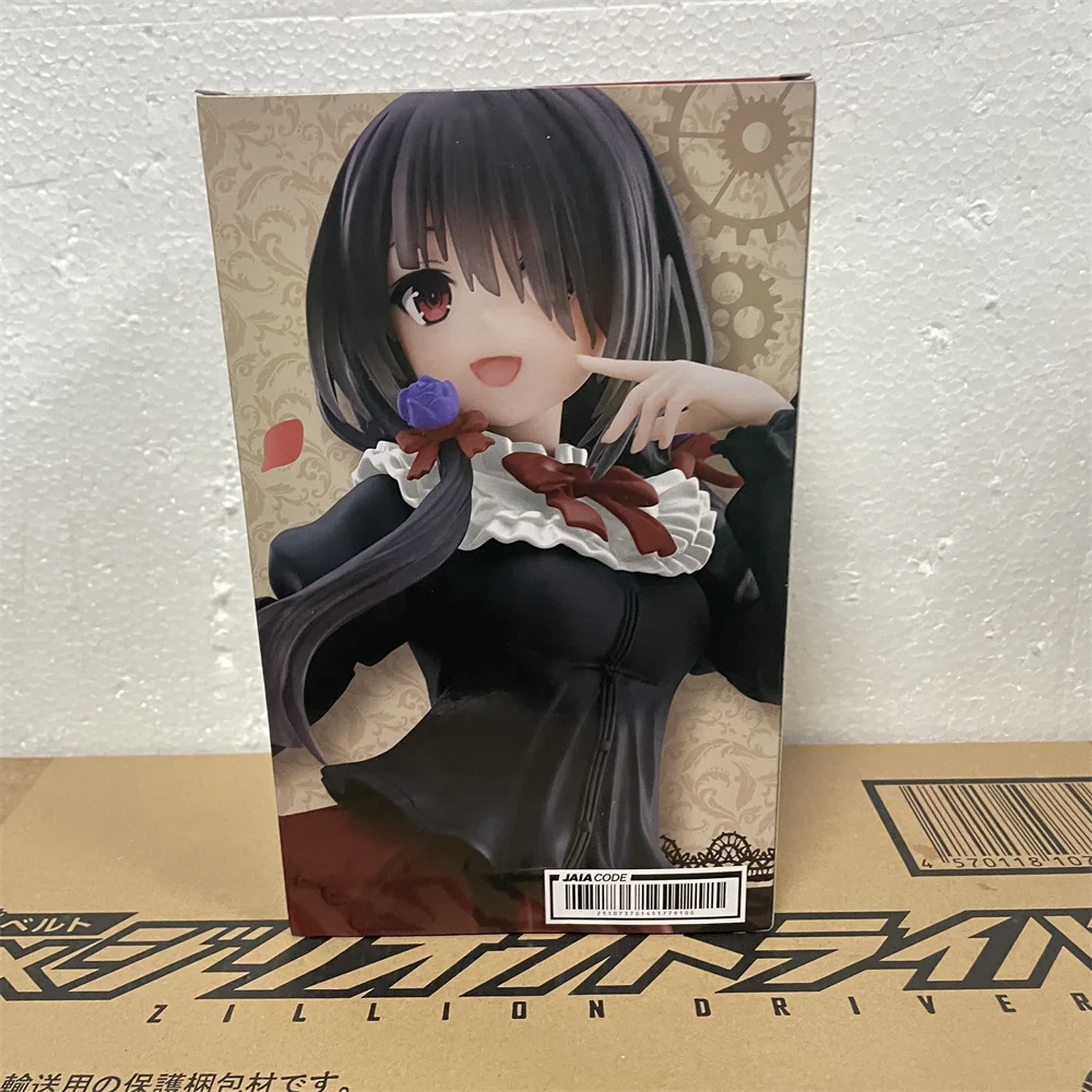 In Stock Anime Figure TAITO DATE A LIVE V Tokisaki Kurumi Coreful Original Action Figurine PVC Toys Model Collector 18cm Doll