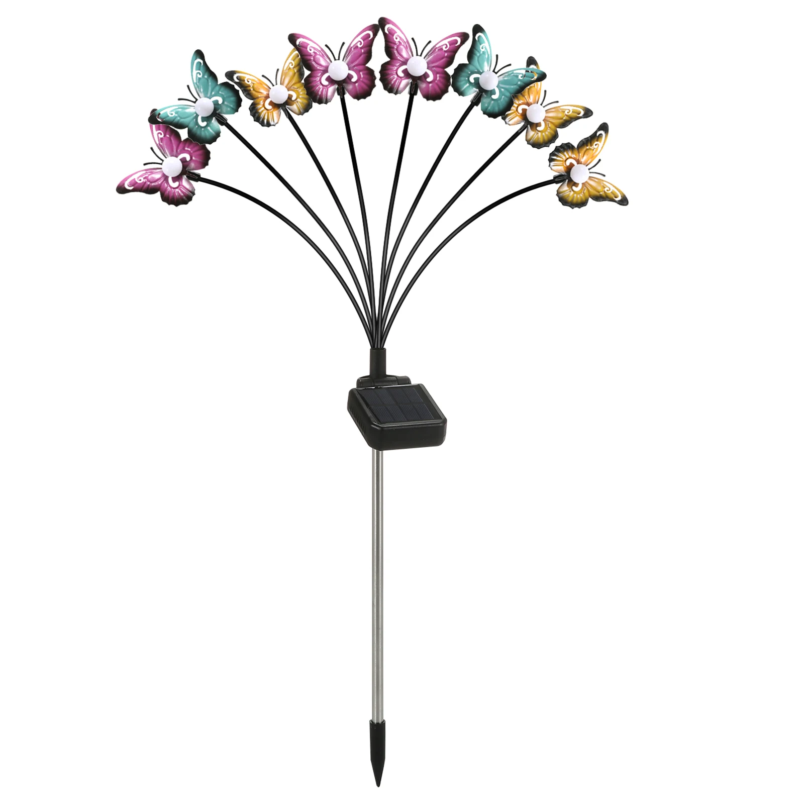 

Neoglint солнечные садовые фонари декоративные качающиеся бабочки газонные лампы уличный пейзажный светильник IP65 водонепроницаемые солнечные фонари