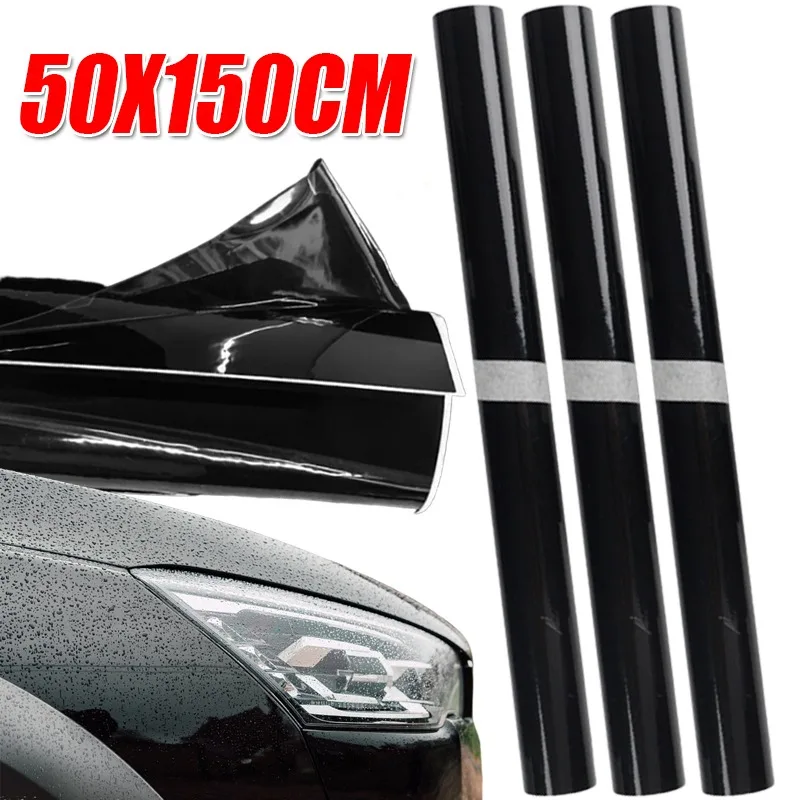 

Car Gloss Vinyl Wrap Film Car Motorcycle Body Styling Decals Black Bright Color Sticker Decoration Stickers Exterior Accessiries