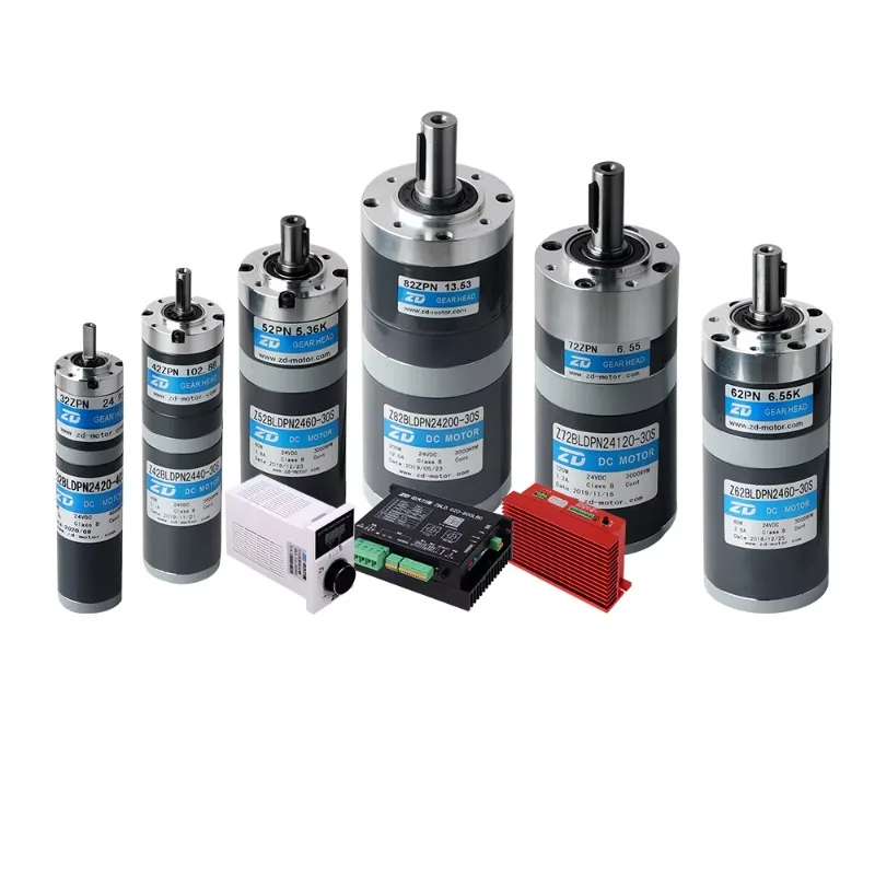 

ZD Motor 12V 24V 25W 40W 100W 120W 180W 200W 300W High Speed High Torque Low Noise Planetary DC Gear Motor