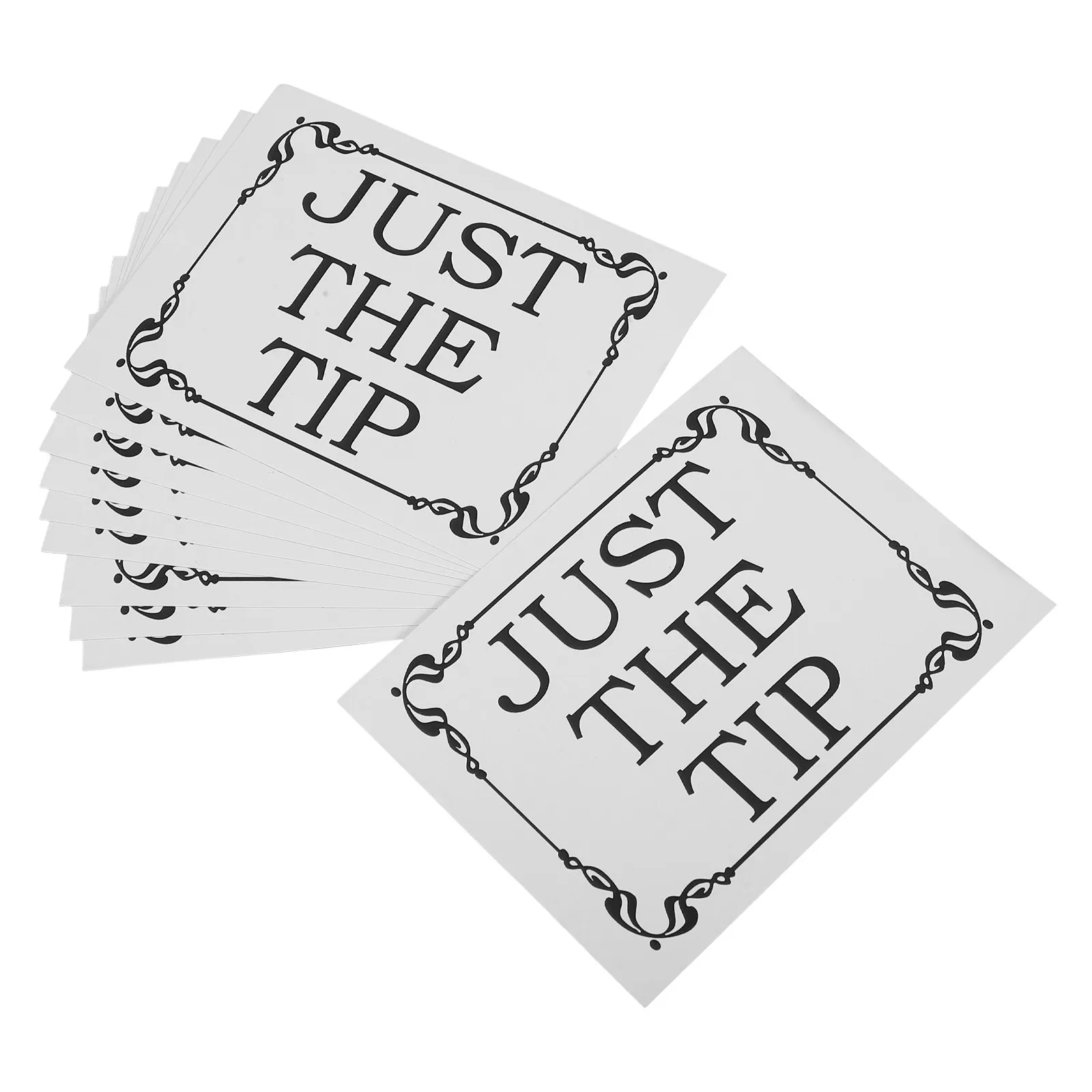 

10 шт. водонепроницаемых наклеек-напоминаний для официантов и барменов, самоклеящиеся этикетки для чаевых, этикетки для связи в ресторанах и барах