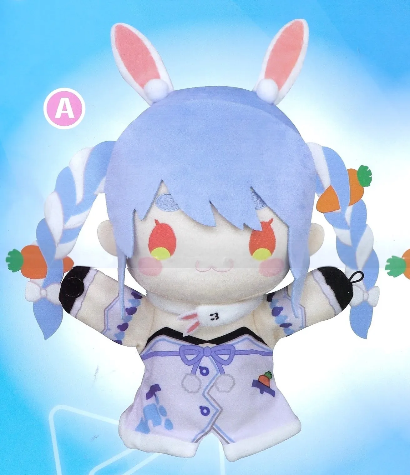 Muñeco de peluche de Anime japonés Hololive Usada, Pekora, marioneta de mano, 25cm, regalo para niños