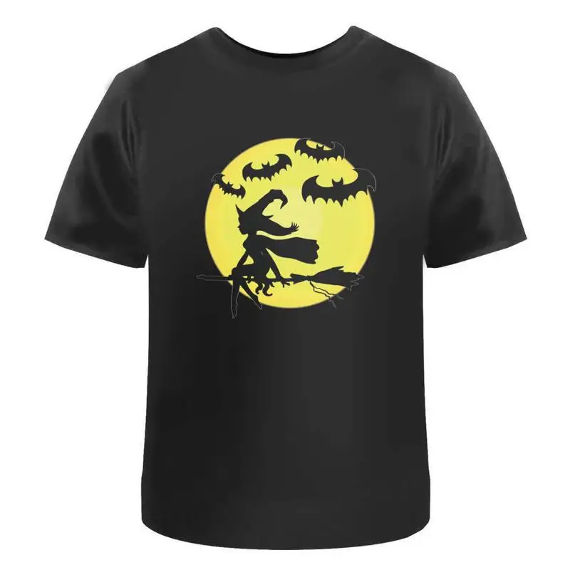 

Witch Over The Moon' Cotton T Shirt Ta040352