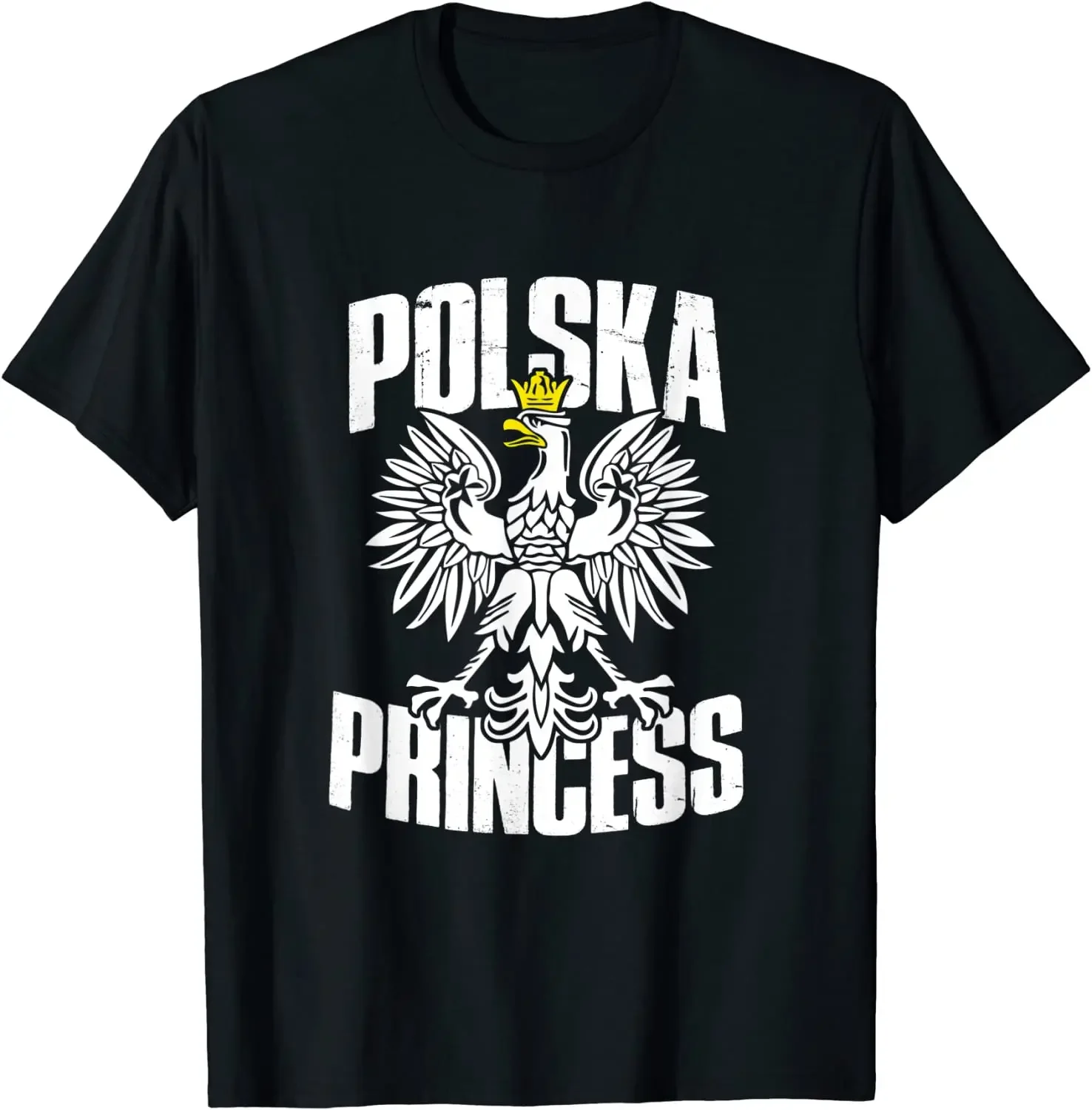 

Polska Princess Retro Eagle Polish Pride Poland Men T-Shirt Short Sleeve Casual 100% Cotton O-Neck Summer TShirt
