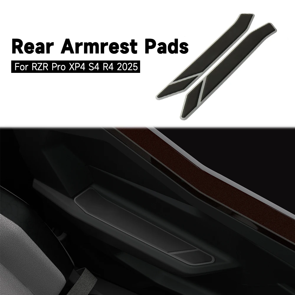 

For Polaris RZR PRO XP4 Ultimate S4 Premium R4 Sport 2025 New Accessories Rear Doors Armrest Pads Left Right Kit UTV