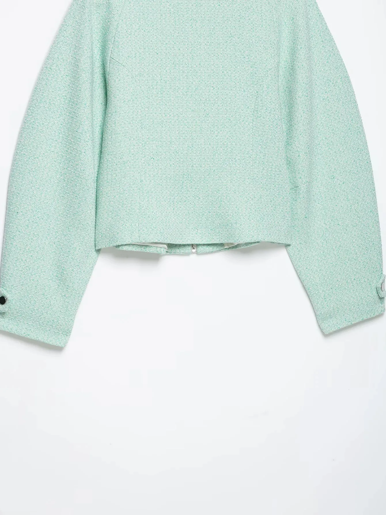 Damen Kurzjacken Casual Revers Reißverschlüsse Langarm Schlanke Damenmäntel Mode 2026 Herbst Winter Damen Streetwear – Detail 9