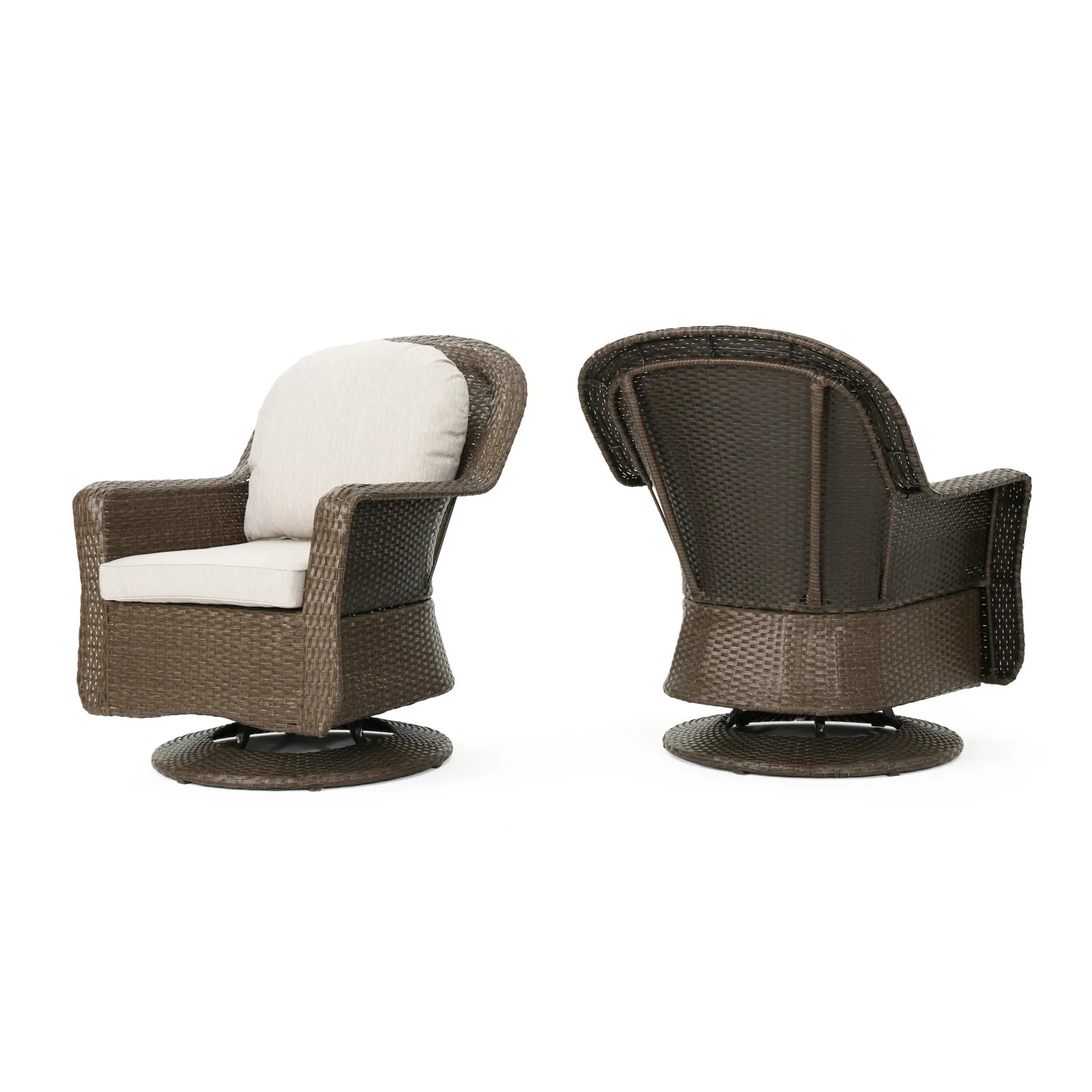 

LIAM Swivel Club Chair Set - Set of 2 Premium Armchairs