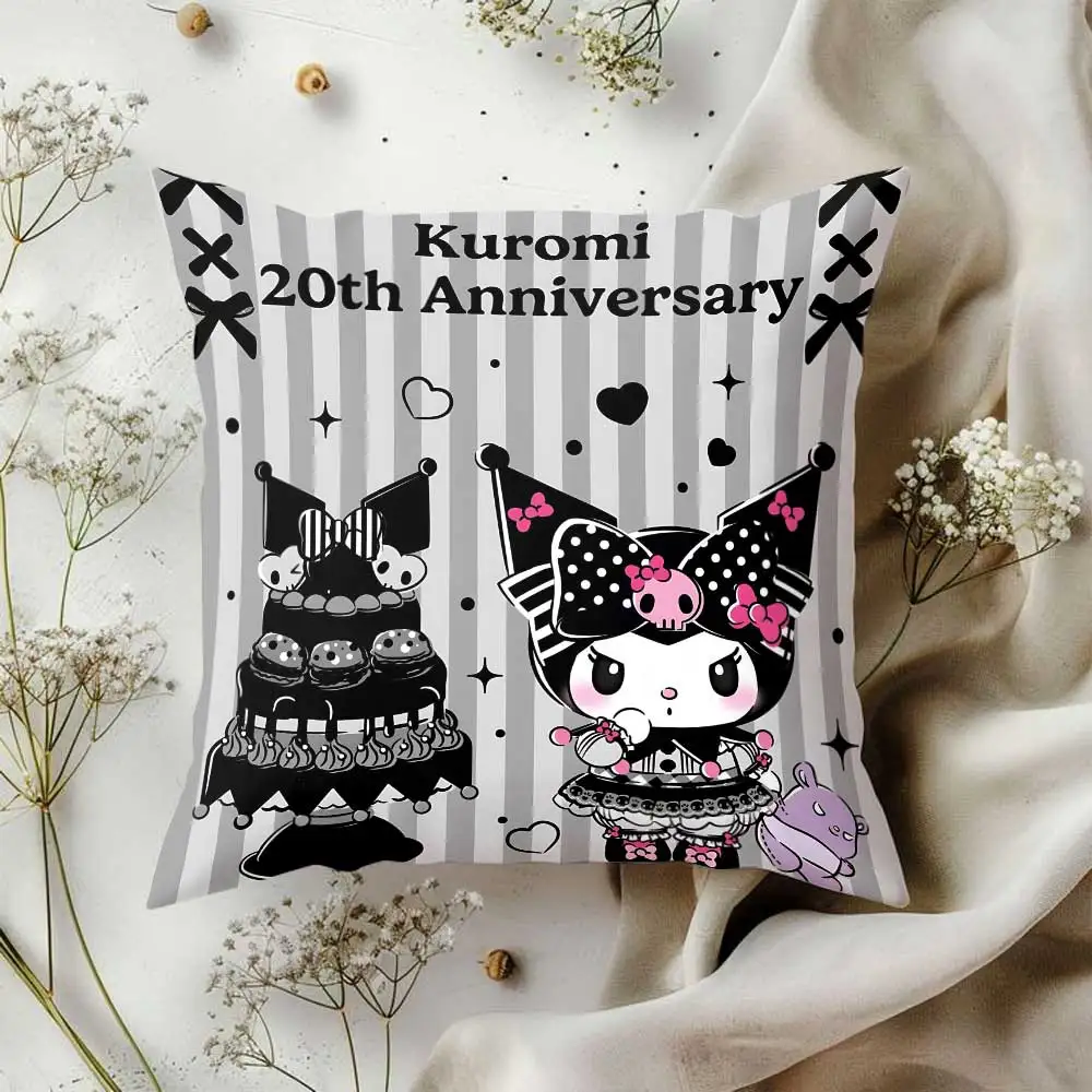 الوسائد الزخرفية للسرير Kawaii Kuromis المنزل والديكور وسادة تغطي وسائد الأريكة غطاء وسادة غرفة ديكور الحالات العناصر