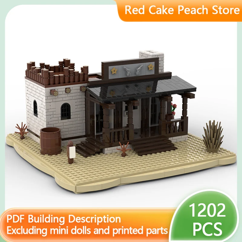 

City Street View Model MOC Building Bricks Sheriff's Lock-Up Modular Technology Children Holiday Gifts Assemble Toys Suit