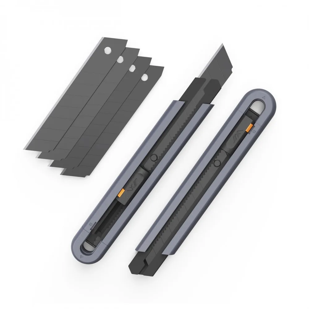 JIMIHOME DIY Easy Cut Art Utility Knife Manual Paper Box Cutter Handicraft Handwork Safety Box Cutter