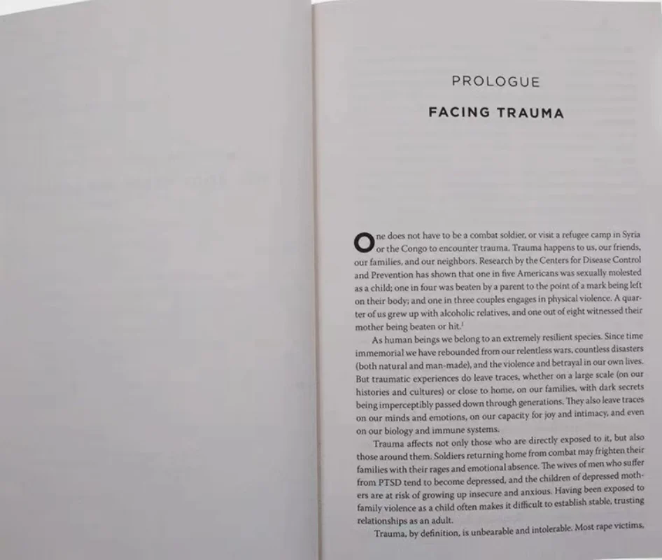 1 Book The Body Keeps The Scor By Bessel Van Der Kolk M.D Anxiety Disorders English Book Paperback