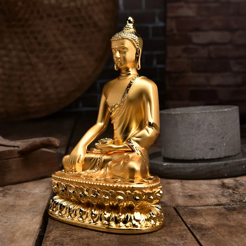 Imagem -04 - Suprimentos Budistas Proteção Eficaz Buddha Budismo Phra Sompo Sambo Cartões Buda Gilding Latão Estátua 21 Centímetros Atacado