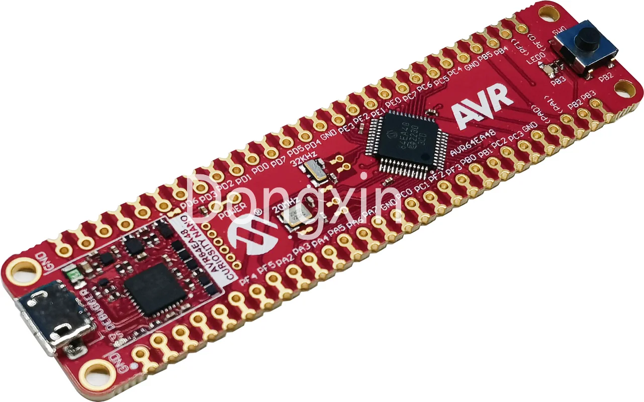 Placa De Desenvolvimento De Microchip Único Chip, EV66E56A, CNANO AVR64EA48 MCU, Spot original