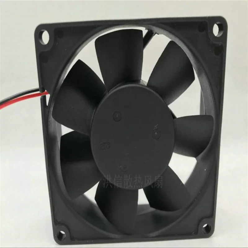 8025 D80SH-12 DC12V 0.18A/ 0.30A/ 0.21A 8025 Two-wire silent fan