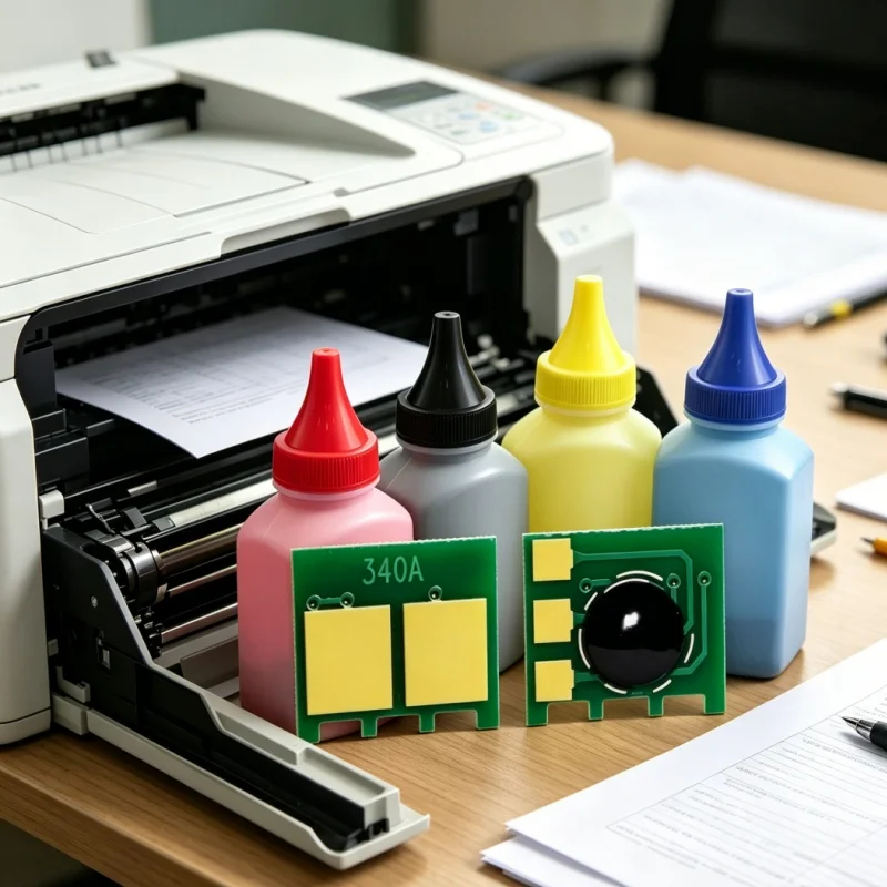 Chip de Toner 126A CE 310A 311A 312A 313A Compatível com Cartuchos HP Color LaserJet Pro CP1020 CP1021 CP1022 CP1023 CP1025
