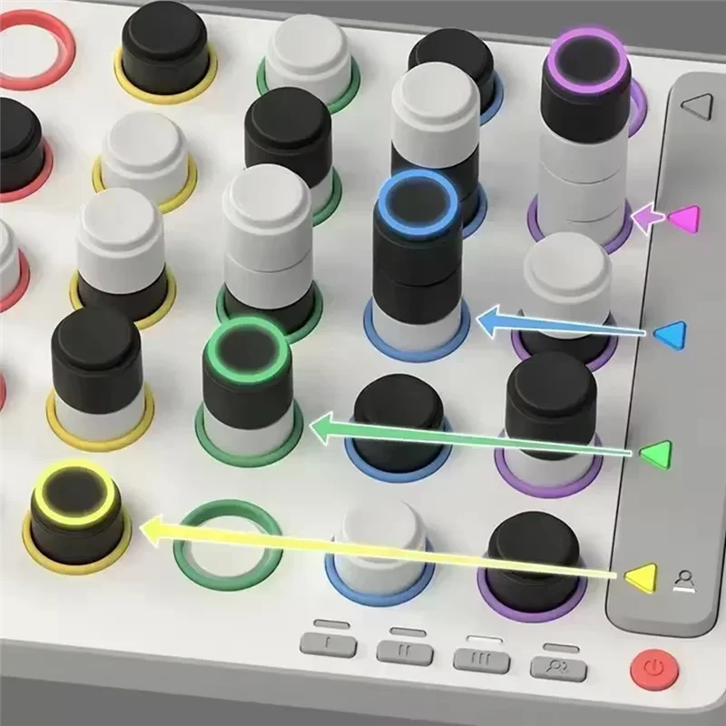 【Consumer-Favorite!】App-Enabled Smart Magnetic Four In A Row, 3D Connect Game, Ideal For Growing Minds