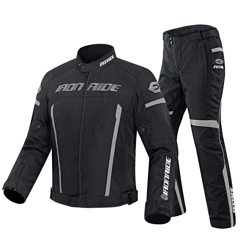 Motorjas Waterdichte motorcrossjas Broek Moto-jas Winddicht Motorkleding met beschermende uitrusting M-3XL - afbeelding 2