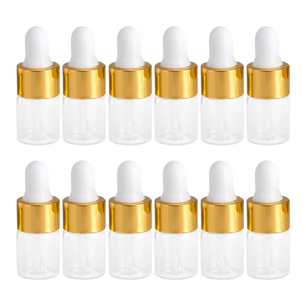 

30Pcs Essential Oil Dropper Bottles Premium Glass Liquid Dispensers for Aromatherapy Tinctures Beard Oil Perfume Samples